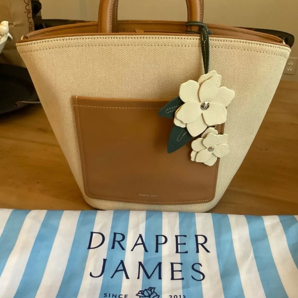 Draper James Tan and Cream Women's Bag